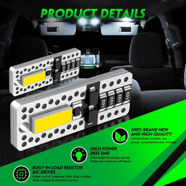 Żarówki LED W5W FateEye A700-T10-6 - obrazek 5