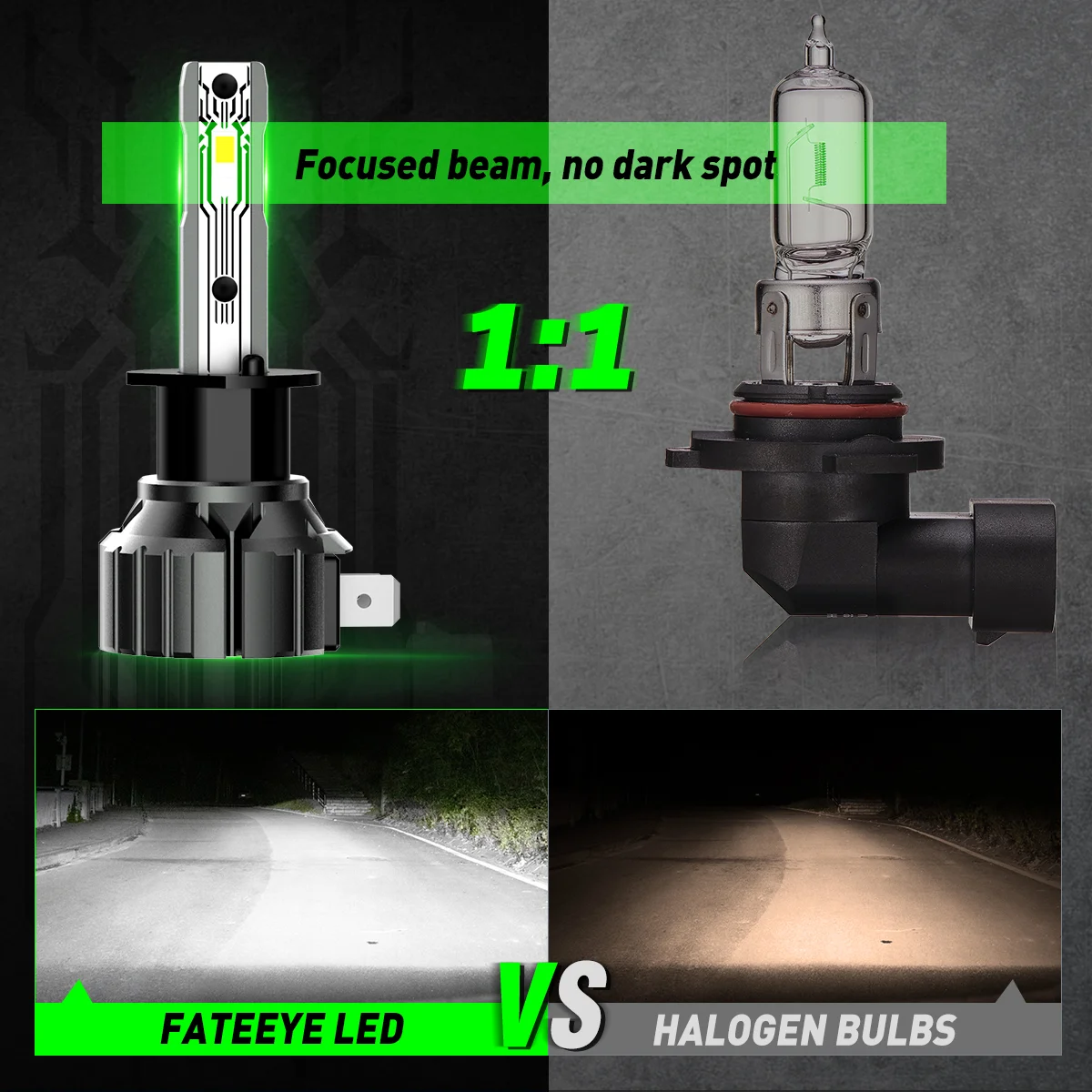 Żarówki LED H1 FateEye A700-F1-H1 - obrazek 8