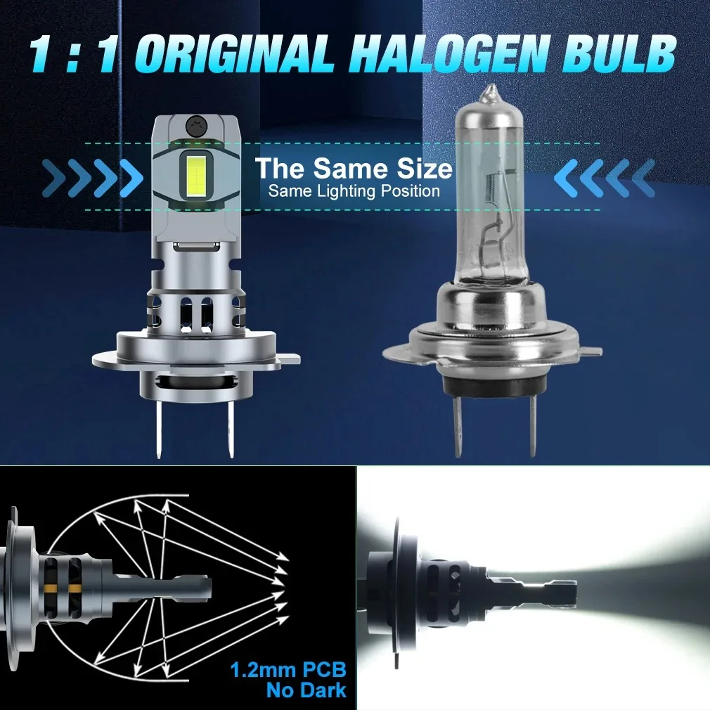 XSTORM A16 H7 LED 60W 20000LM 6500K - obrazek 3