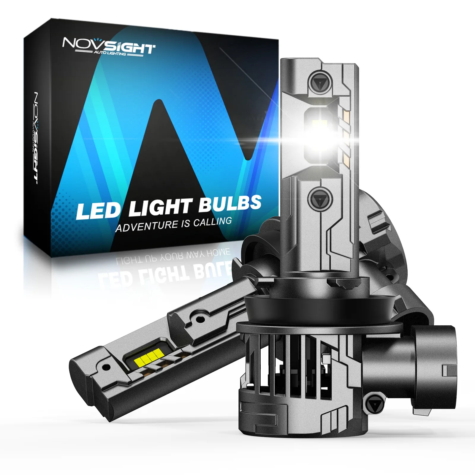 Żarówki LED Novsight H8/H9/H11 N99 100W