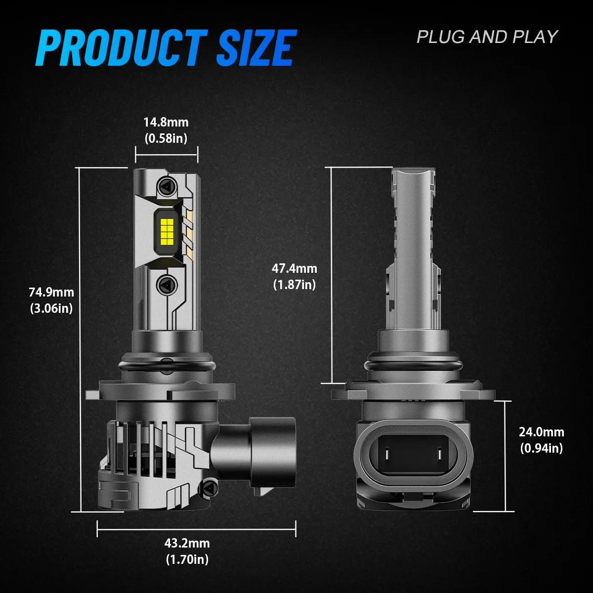 Novsight HB3 9005 N99 100W 6500K - obrazek 2