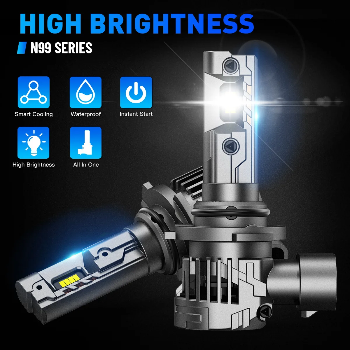 Novsight HB3 9005 N99 100W 6500K - obrazek 3