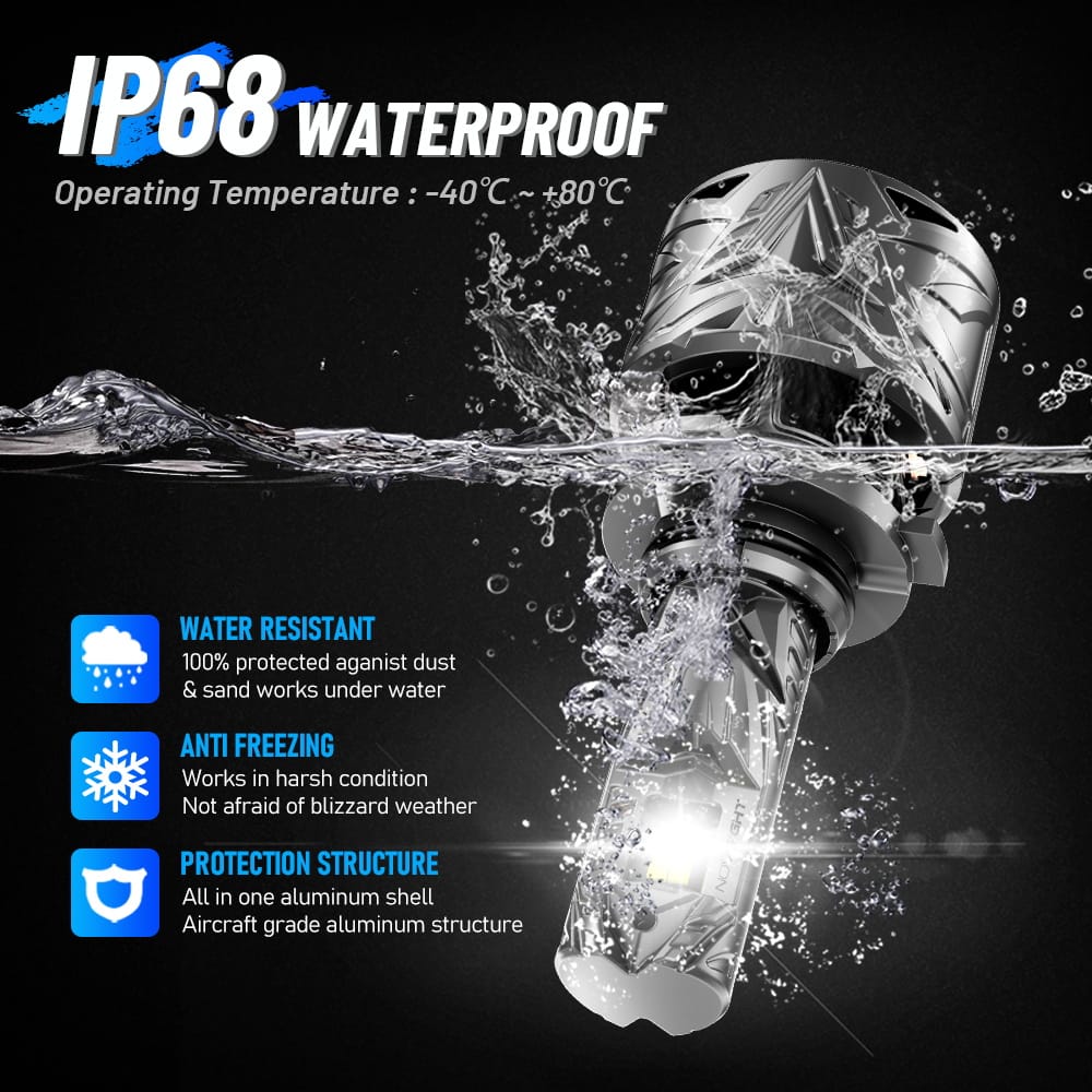 Żarówki LED Novsight N70 HB3 9005 240W - obrazek 5