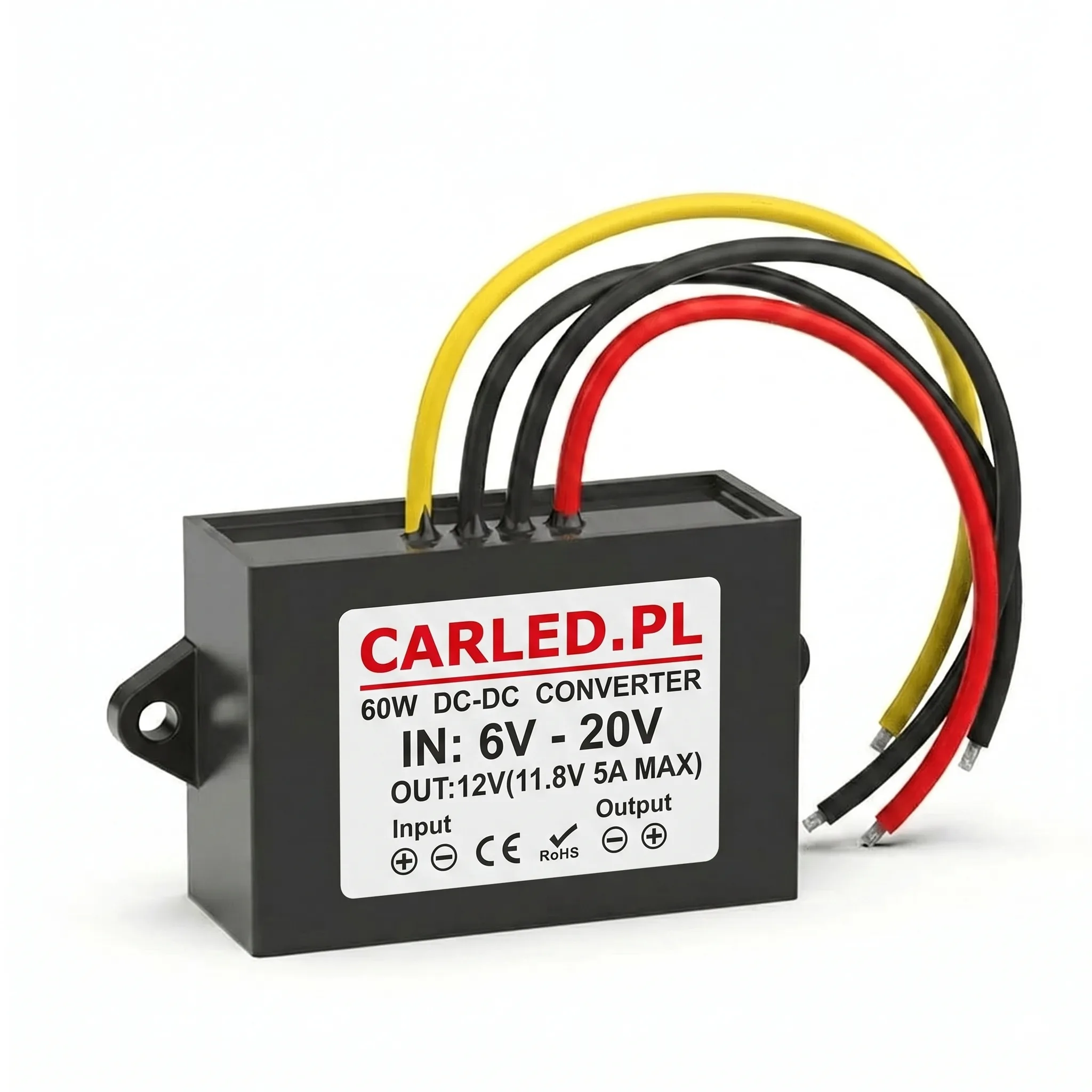 Stabilizator napięcia 12V (6V-20V) na 11.8V 5A 60W step-up/step-down (buck-boost) - obrazek 2